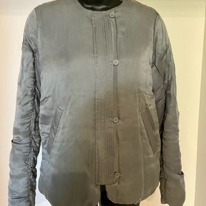 Jacket zipper and buttons